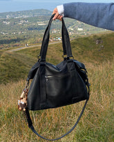 マルチウェイレザーライクボストンバッグ