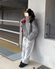 ギンガムチェックリバーシブルジャケット