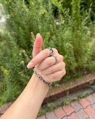 シルバークロスリング