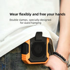 Outdoor Wearable Cooling Fan with Light