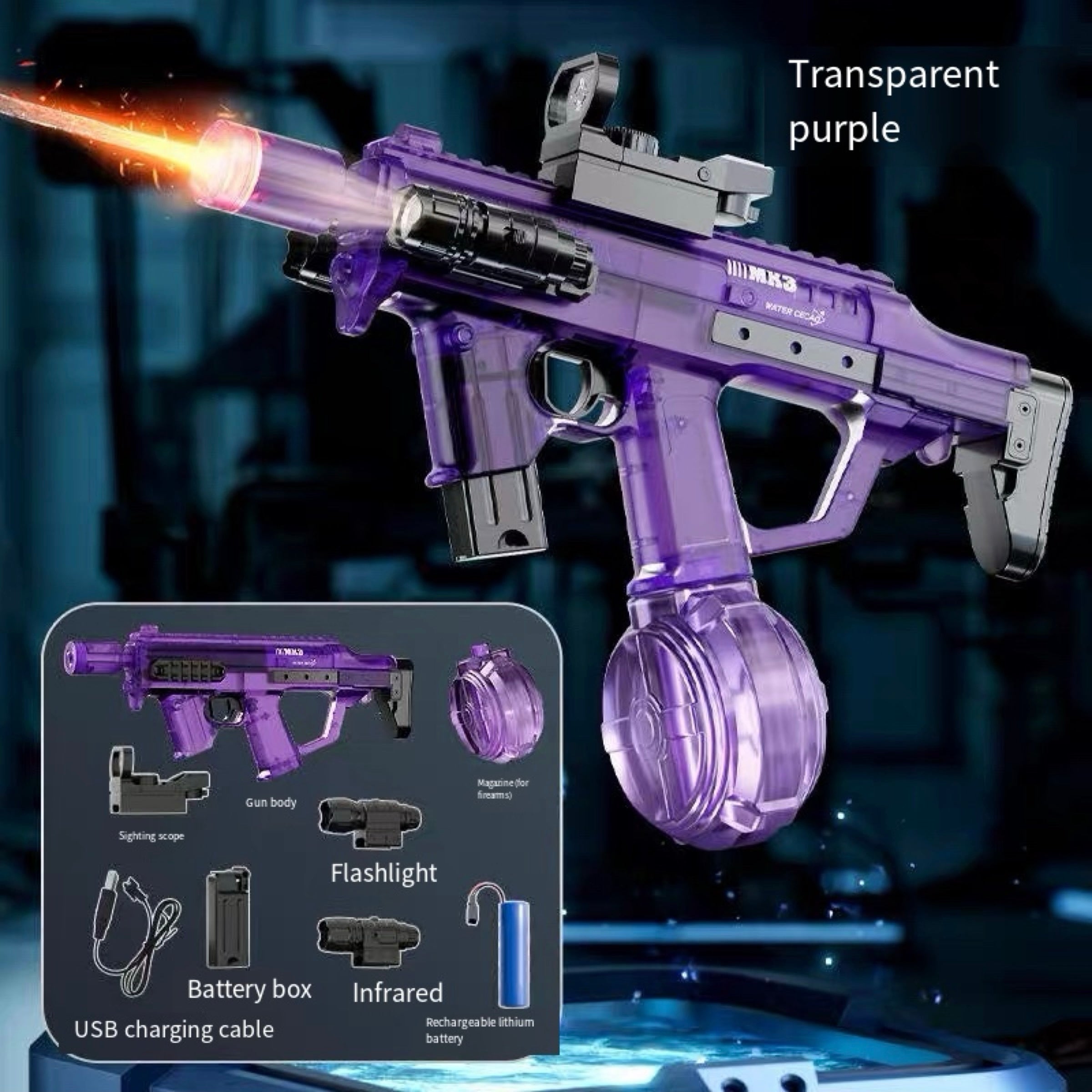 MK3 Electric Water Gun Toy Large-capacity