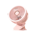 3-in-1 Portable USB Rechargeable Clip-on Fan