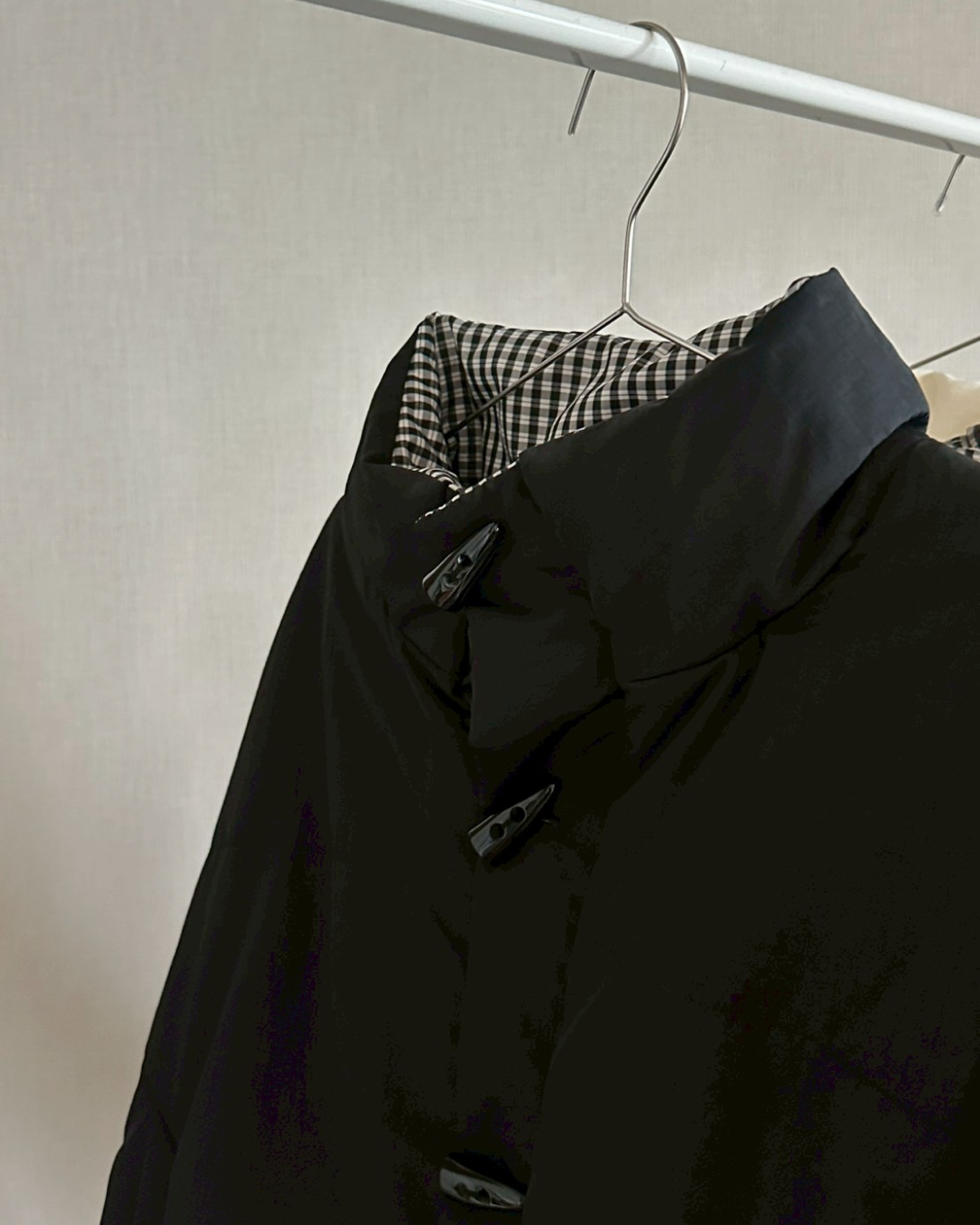 ギンガムチェックリバーシブルジャケット