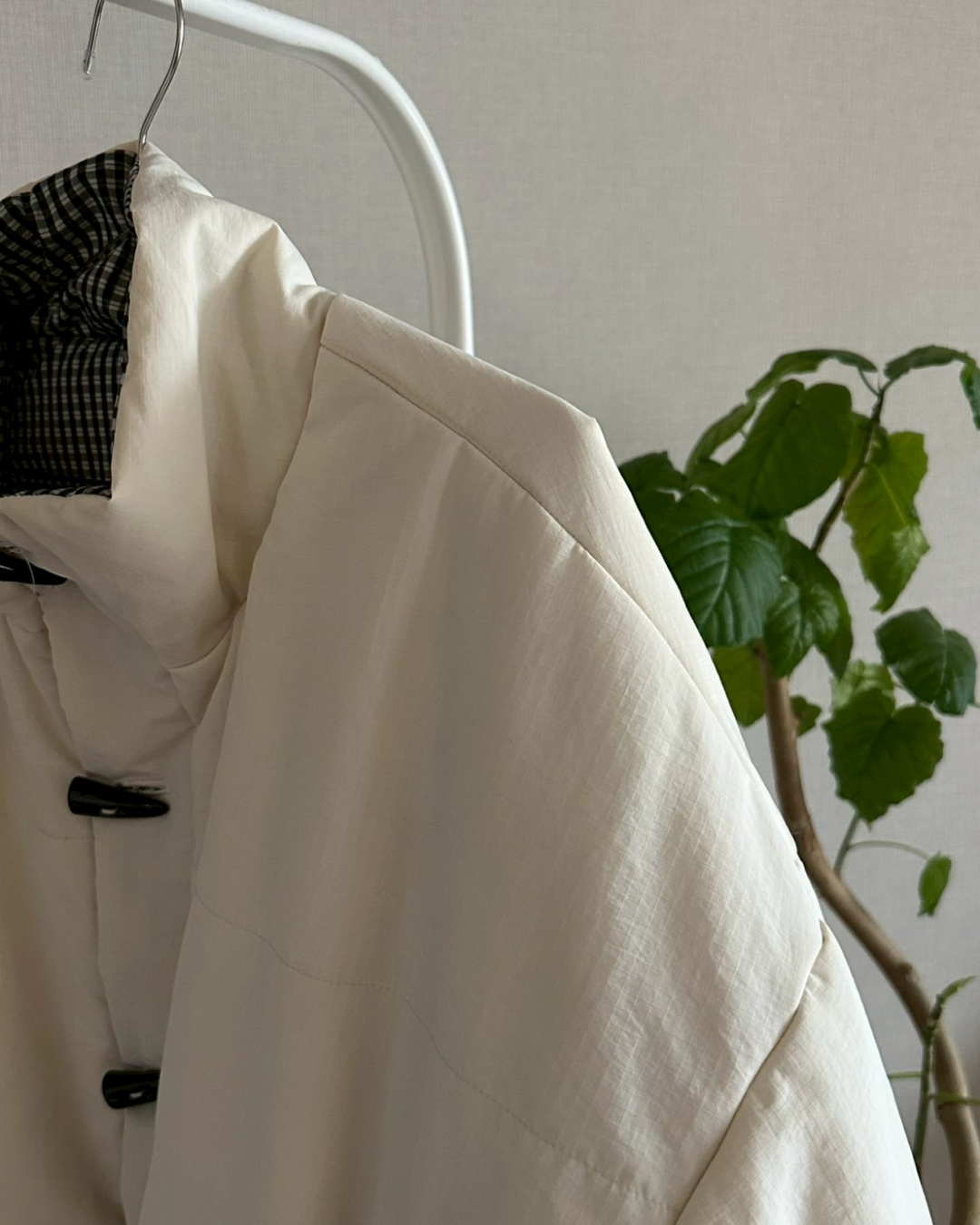 ギンガムチェックリバーシブルジャケット