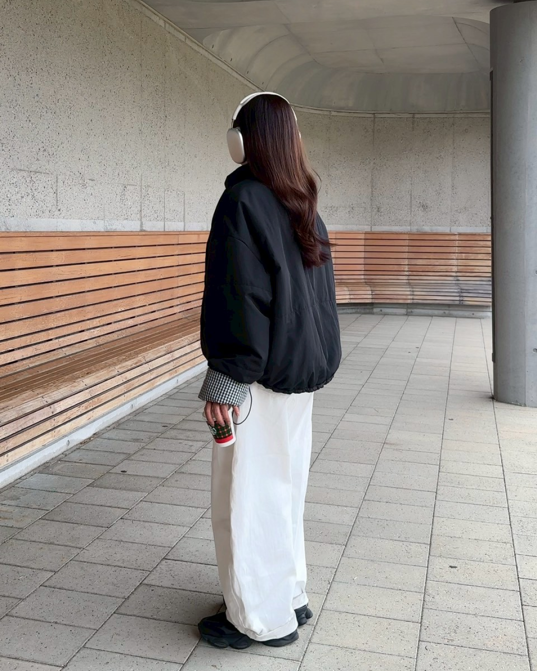 ギンガムチェックリバーシブルジャケット