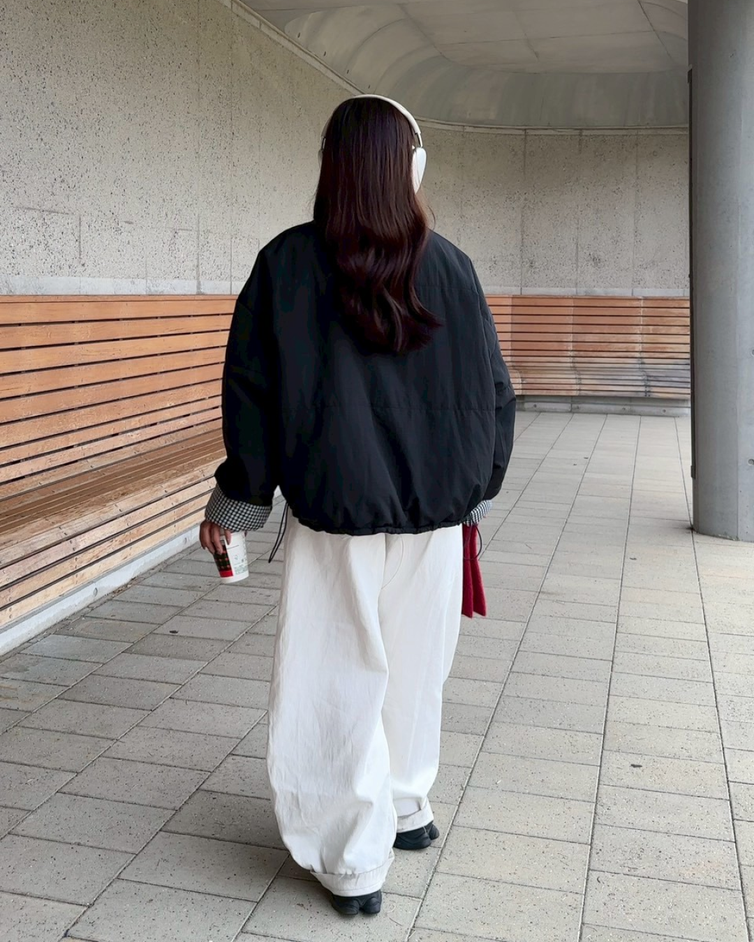 ギンガムチェックリバーシブルジャケット