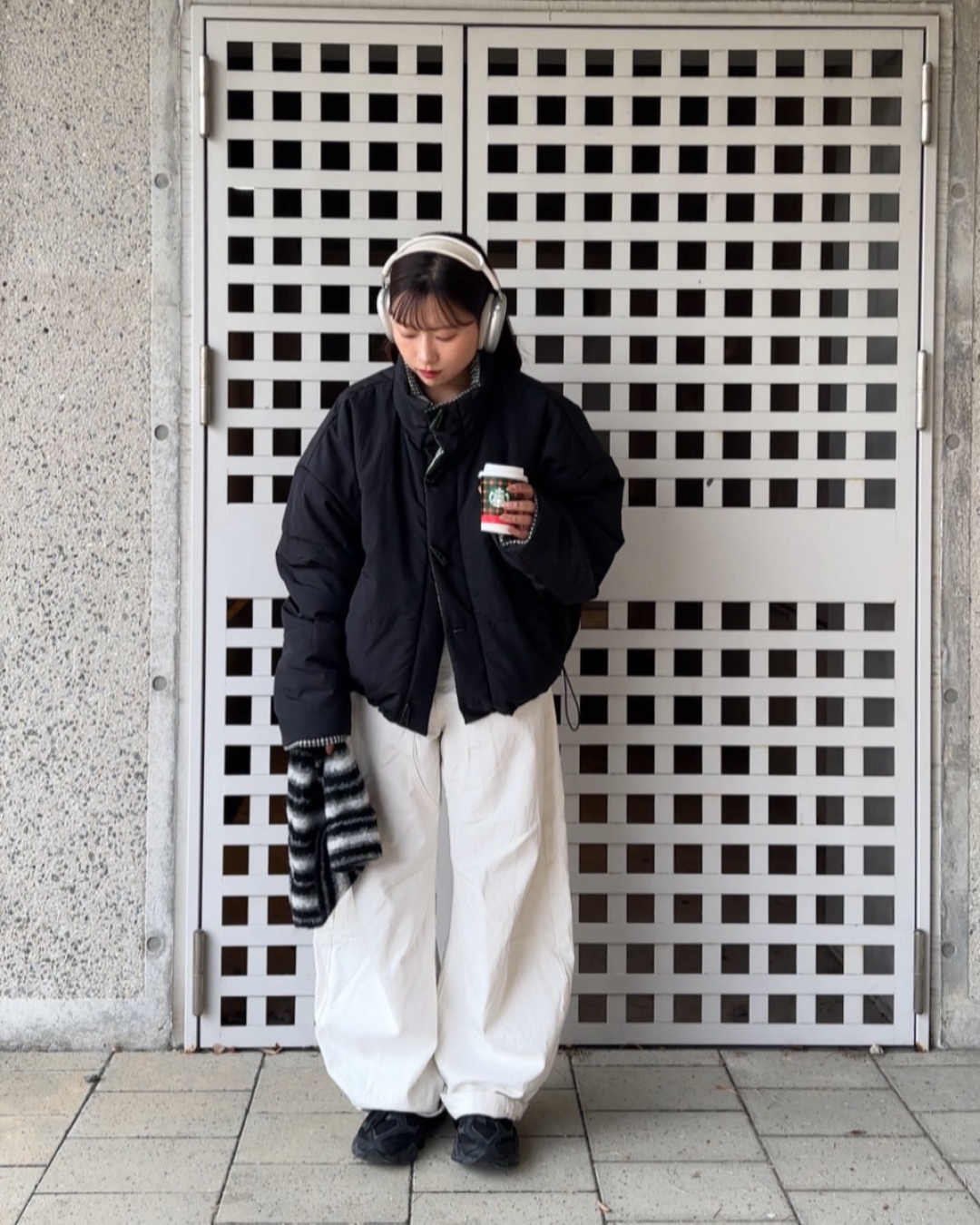 ギンガムチェックリバーシブルジャケット