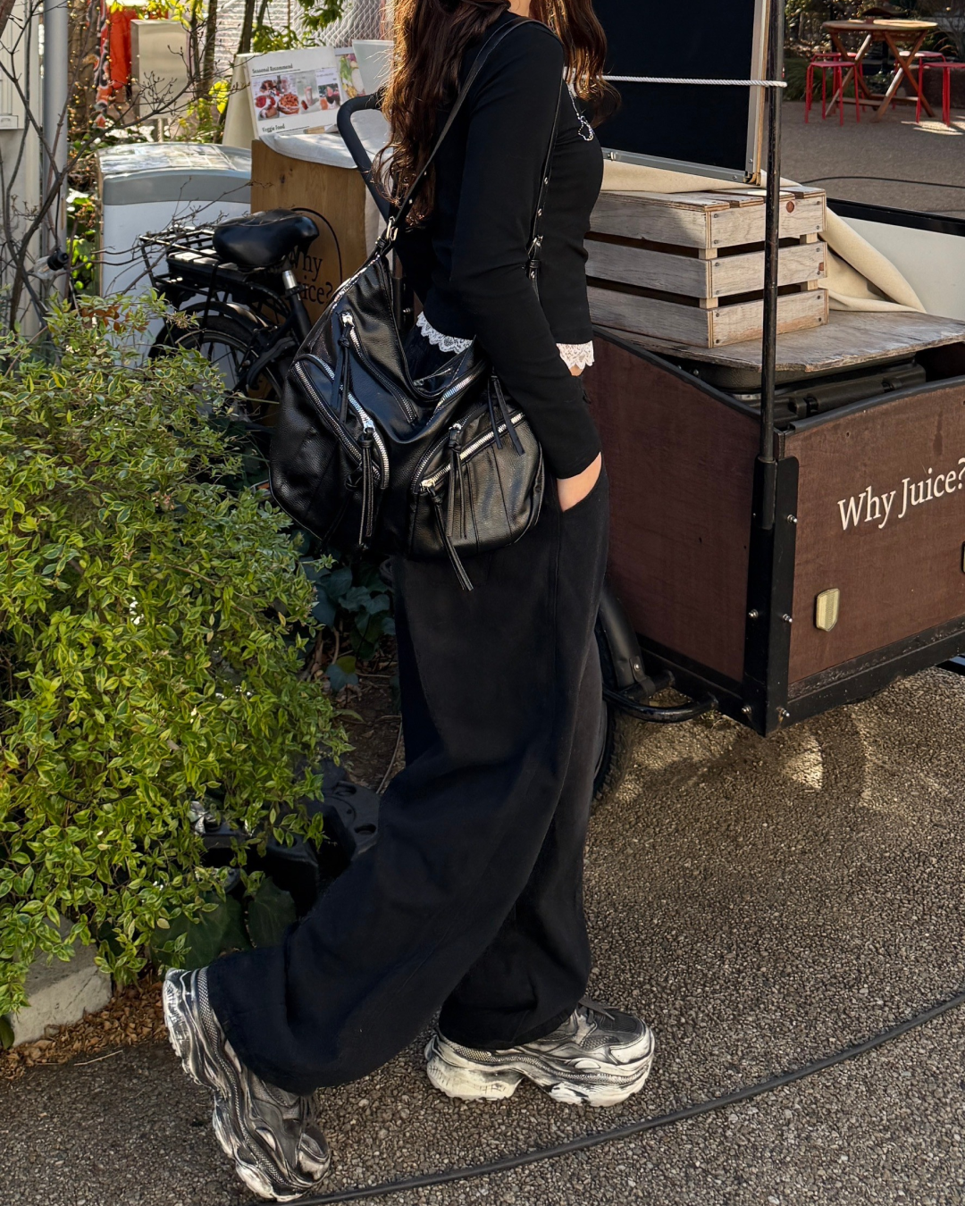 ビックポケットショルダーバッグ