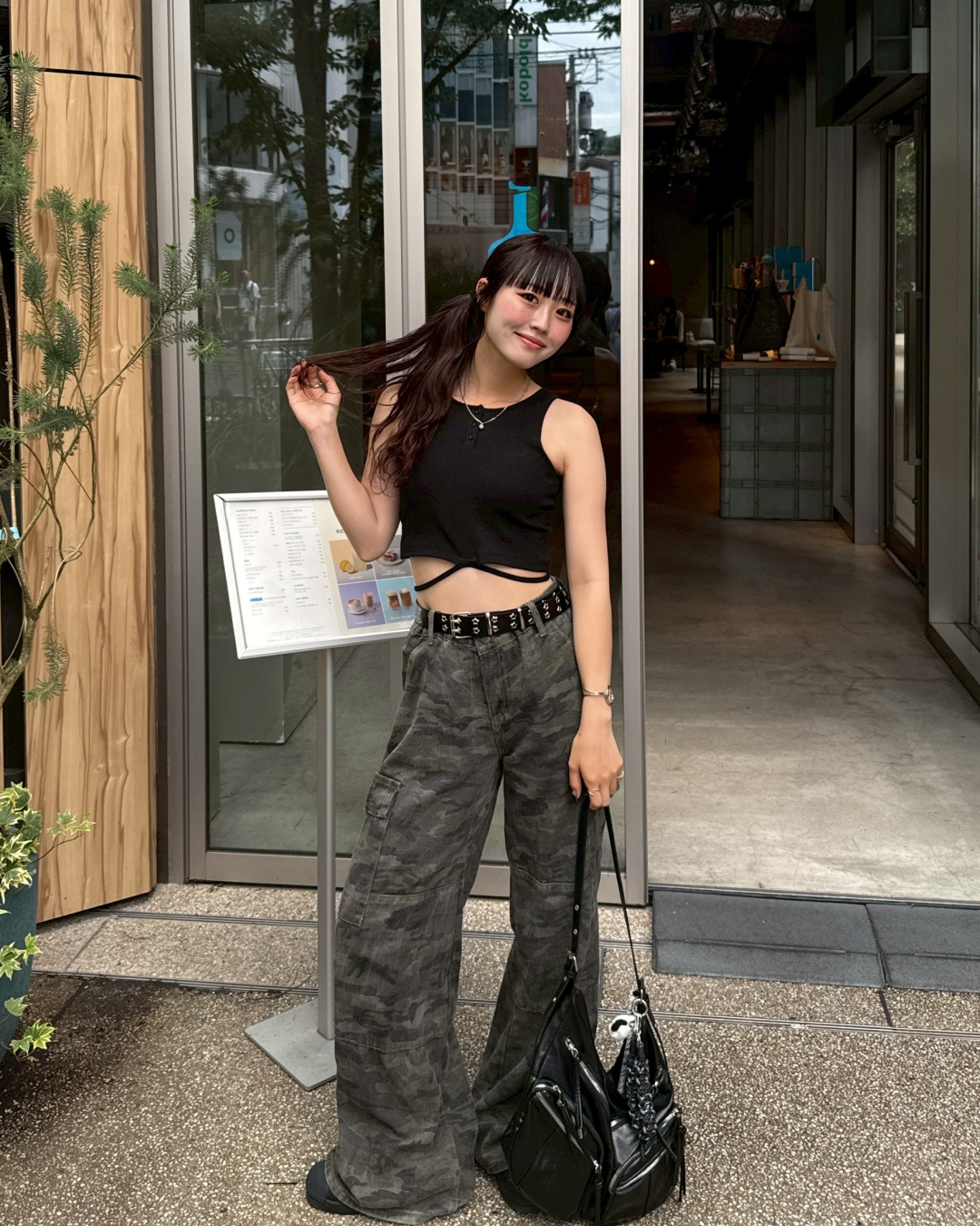 ビックポケットショルダーバッグ