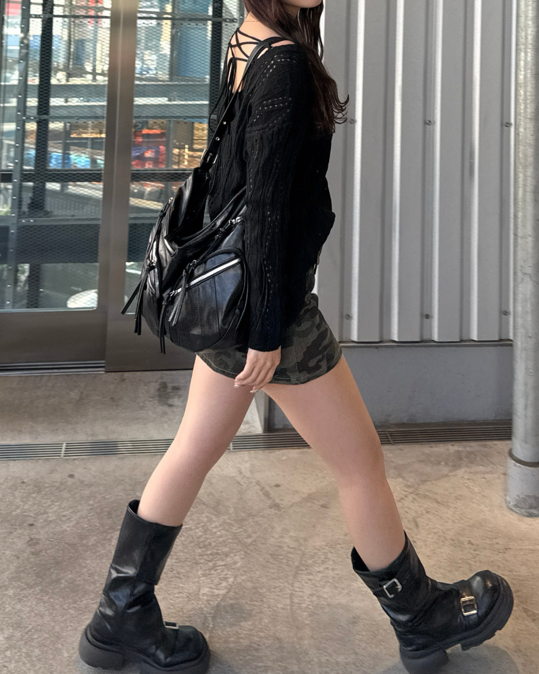 ビックポケットショルダーバッグ