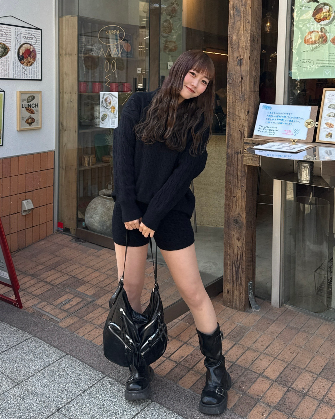 ビックポケットショルダーバッグ