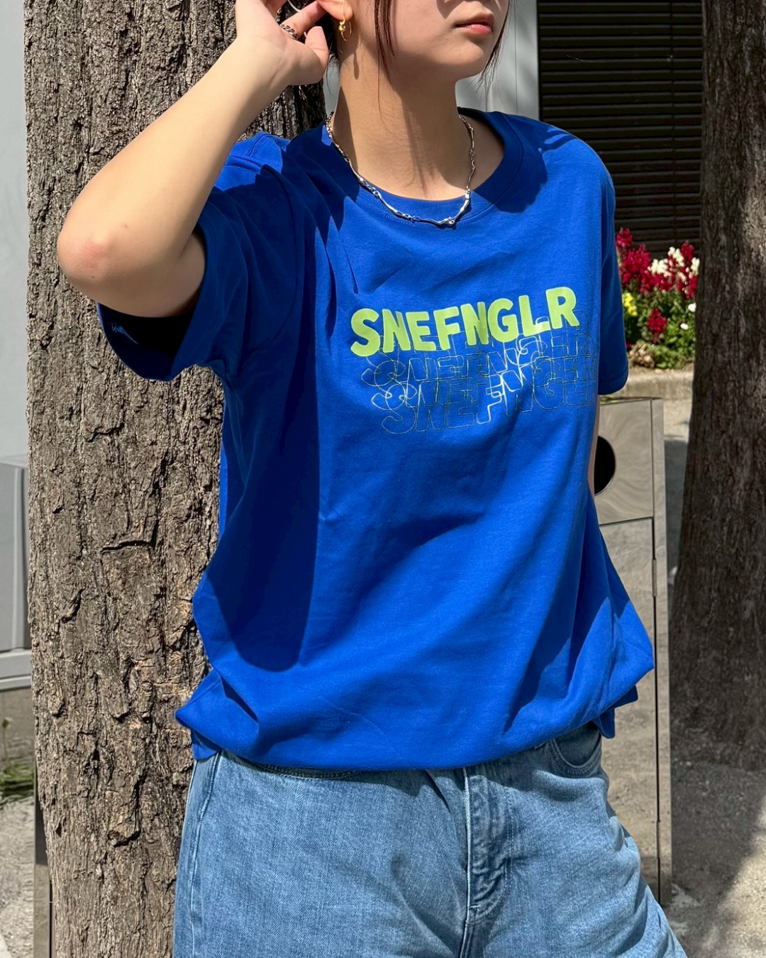 ウェーブチェーンネックレス