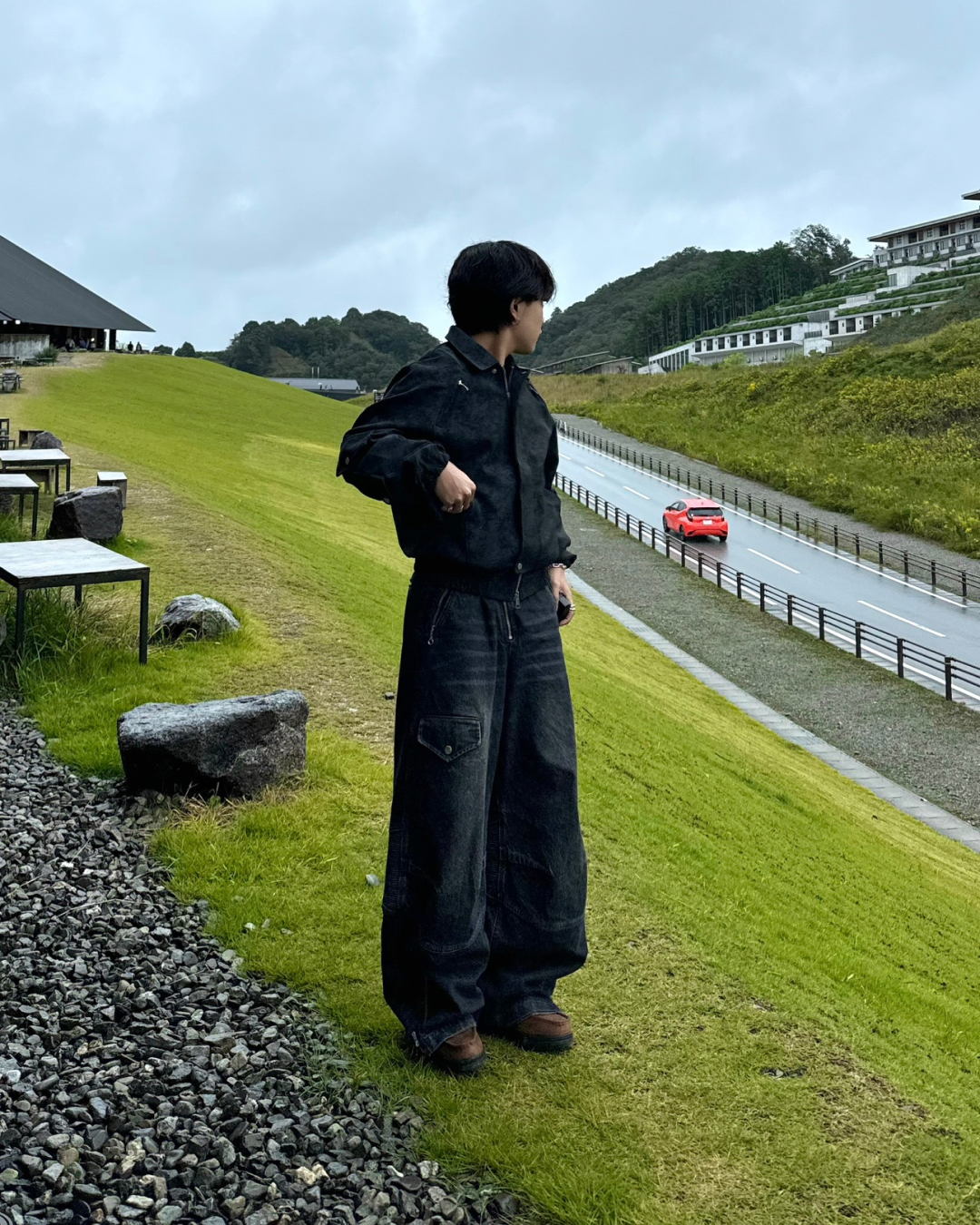 ウォッシュ加工ジャケット