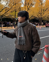 ウォッシュ加工ジャケット