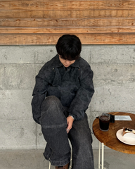 ウォッシュ加工ジャケット