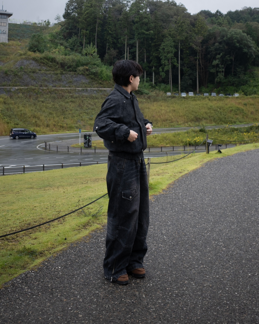 ウォッシュ加工ジャケット