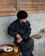 ウォッシュ加工ジャケット