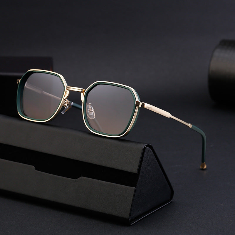 Stylish Square-Frame UV-Protection Sunglasses