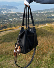 マルチウェイレザーライクボストンバッグ