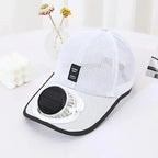 Cap with Solar Fan