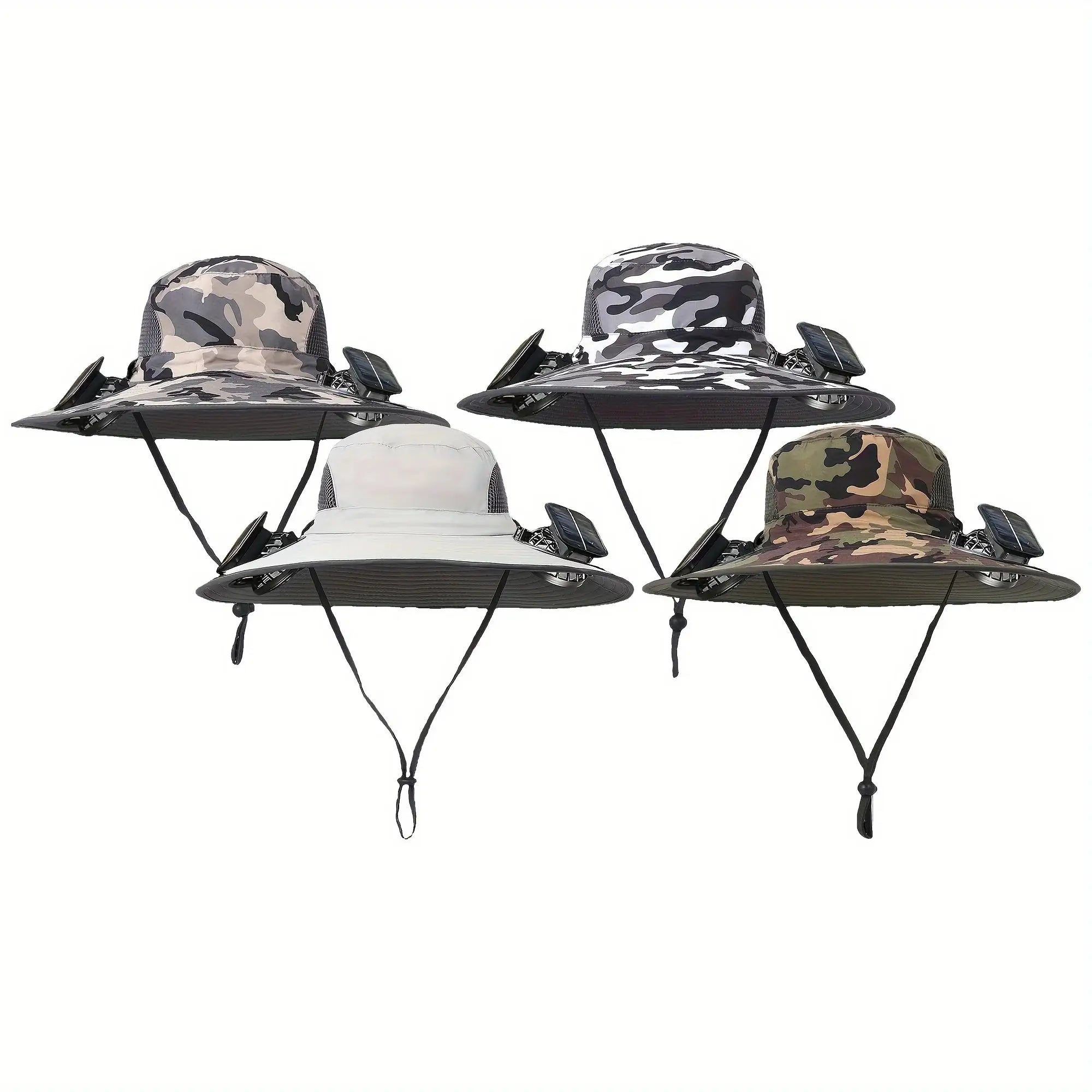 Solar Powered Fan Hat