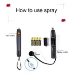 3-in-1 Cooling Umbrella – Portable Fan, Misting Spray & UV Protection