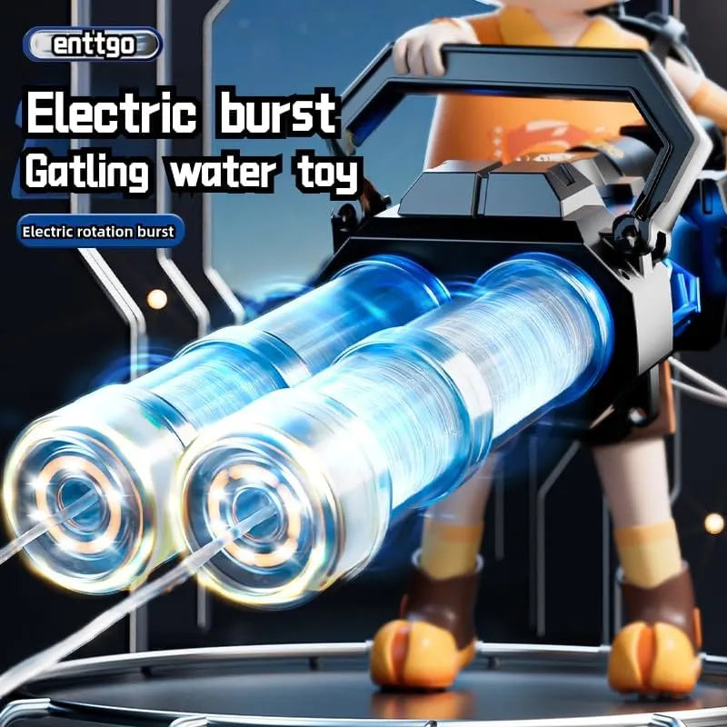 Electric Double Barrel Gatling Water Gun