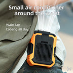Outdoor Wearable Cooling Fan with Light