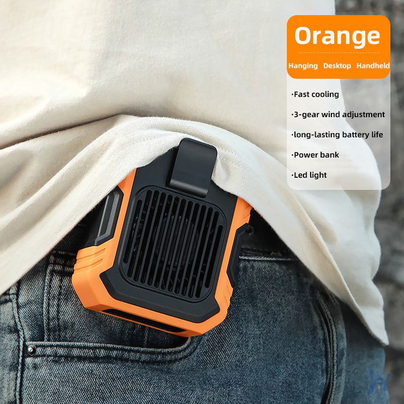 Outdoor Wearable Cooling Fan with Light Main image